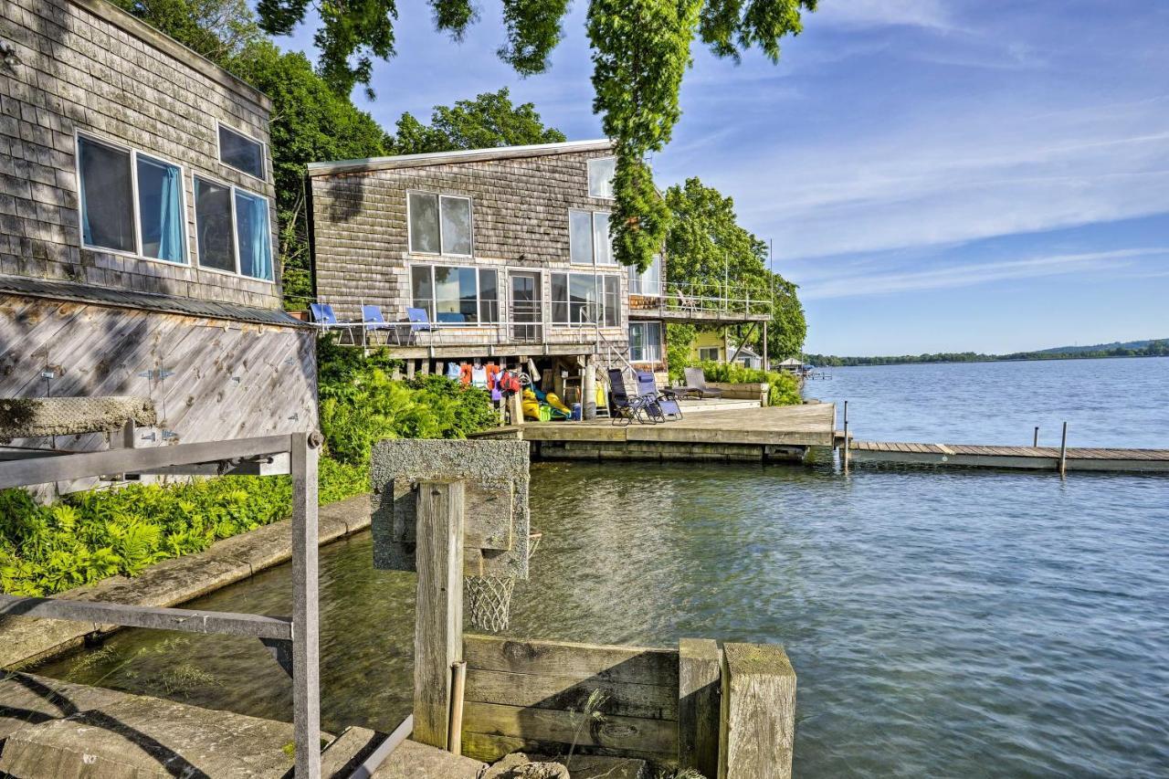 Waterfront Deruyter Home With Private Dock! New Woodstock المظهر الخارجي الصورة