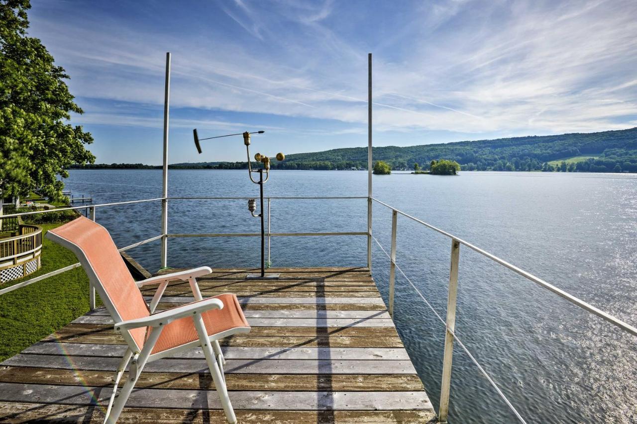 Waterfront Deruyter Home With Private Dock! New Woodstock المظهر الخارجي الصورة